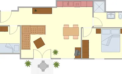 Grundriss Erdgeschosswohnung