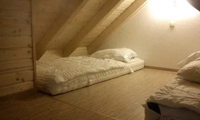 Schlafbereich im Zwischenboden