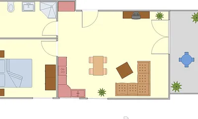 Grundriss Dachgeschosswohnung