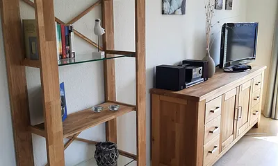 Schlafzimmer mit Doppelbett