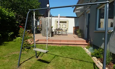 Aussen-Terrasse mit Kamin