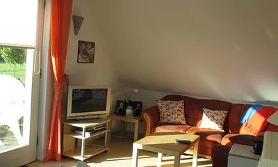 Die gemütliche Sitzecke aus einer anderen Sicht