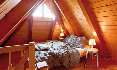 Schlafzimmer 2 im Spitzboden