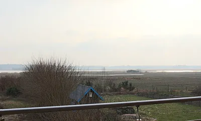 Balkon mit Boddenblick