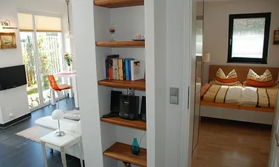 Blick in den Wohn-Schlafbereich