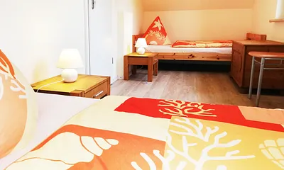 Schlafzimmer mit2 Einzelbetten