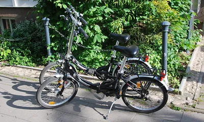 Zwei Fahrräder frei zur Verfügung 
