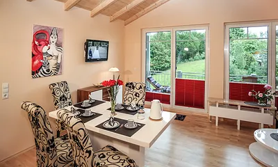 Wohnzimmer mit Aussicht