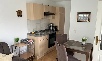 Wohnzimmer Küchennische