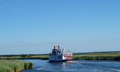 Ein Ausflug mit dem Raddampfer auf dem Prerowstrom