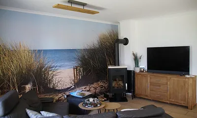 "Gut gestrandet"   mit Sauna, Kamin, WLAN, 3-Zimmer-Ferienwohnung (Erdgeschoss)