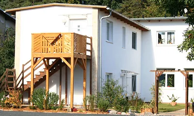 Ansicht der Ferienwohnungen