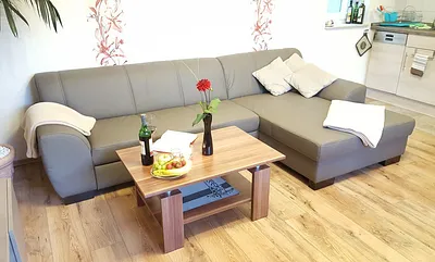 Wohnzimmer - FeWo I im Erdgeschoss 