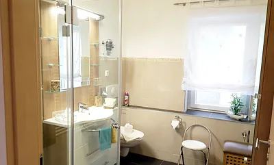 Duschbad - FeWo I im Erdgeschoss