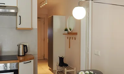 Ferienwohnung Hafenidyll Nr. 11 - vollständige Küchenzeile