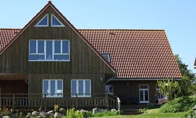 Das ist die Frontansicht des gesamten Hauses 