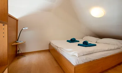 Schlafbereich auf Galerie