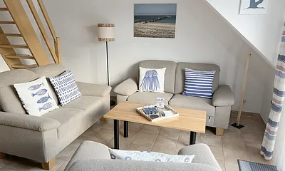 Wohbereich / Aufgang Galerie