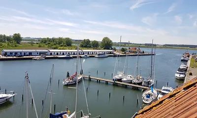 Ausblick von der Wohnung, toller Blick vom Dachgeschoss