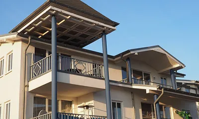 Das Haus Rügen in Göhren- Ihr Balkon unter dem Spitzdach