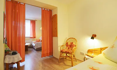 Blick aus dem Schlafzimmer 