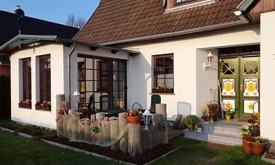 Terrasse mit separatem Eingang