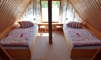 Schlafzimmer im OG (2 Betten)