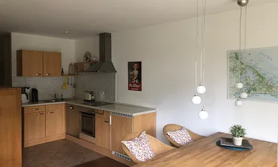 Küchenzeile im Wohnraum 