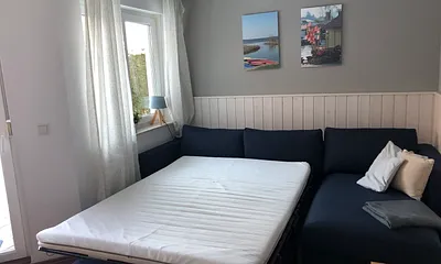 Ecksofa mit Bettfunktion (mit Matratze)