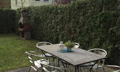 Sitzecke mit Grill Wohnung OG