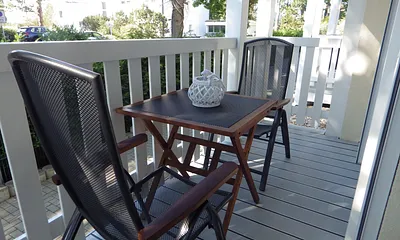 Kleiner Balkon zwischen den Schlafzimmern