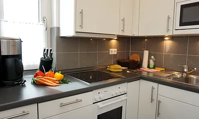 vollausgestattete Küchenzeile