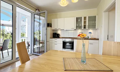 Blick in die Küchenzeile