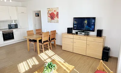 Villa Annika Whg. 06 - kombinierter-Wohn-und Kochbereich