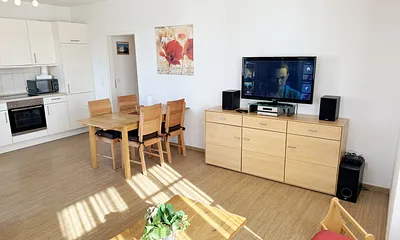 Villa Annika Whg. 06 - kombinierter-Wohn-und Kochbereich