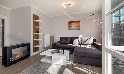 Für gemütliche Abendstunden können Sie den Ethanolkamin entzünden.