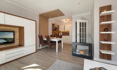 Flat-TV und WLAN sind vorhanden.