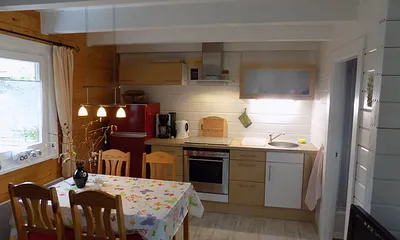 Die Küchenzeile mit dem Eckplatz