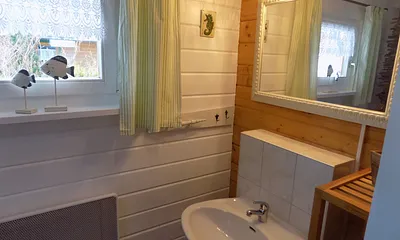 Das Bad im Erdgeschoss