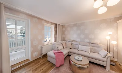 Genießen Sie den Meerblick vom Balkon und vom Wohnzimmer!