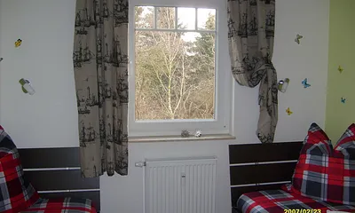 Schlafraum mit 2 getrennten Betten