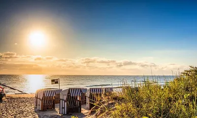 Sonnenuntergang am Strand