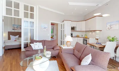 Wohn-, Ess- und Kochbereich