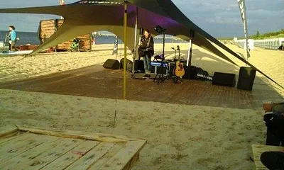 Livemusik am Strand