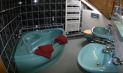 Bad mit Fußbodenheizung