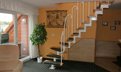 Treppe zum maisonett ausgeb. Teil