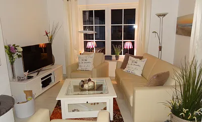 Entspannen Sie in unserer bequemen Sitzecke