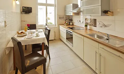 Villa See-Eck FeWo 1.OG - Küche