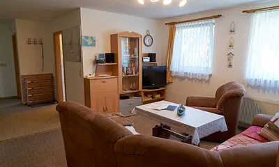 Wohnzimmer und Badzugang