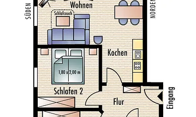 Grundriss Wohnung 3